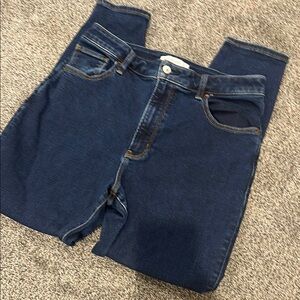 Abercrombie & Fitch Navy High Rise Jeans